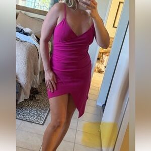 Bloomingdales Hot Pink Party Dress